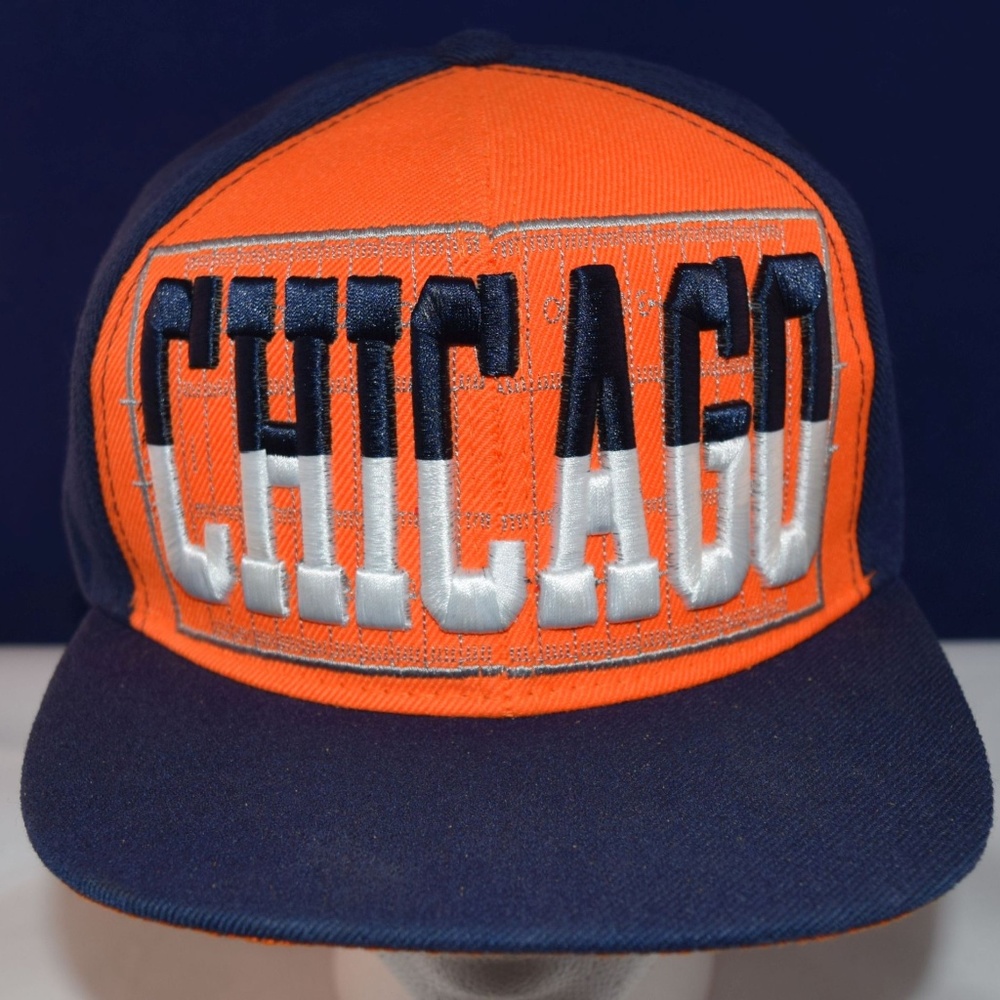 Chicago Big Spell Out Hat Thick Embroidered